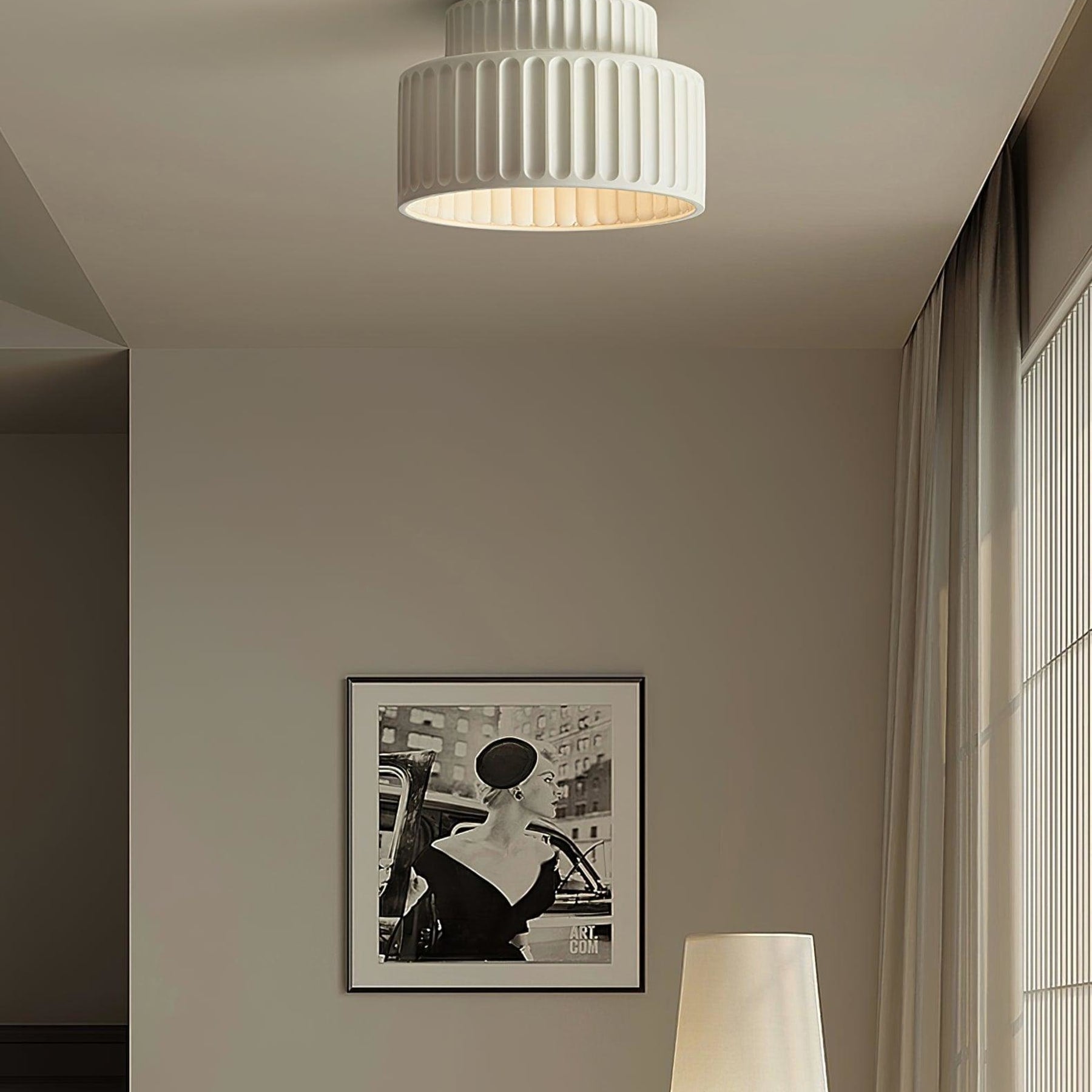 Modern Semi-Flush Ceiling Light for Living Room and Bedroom — Ashbury Home & Living