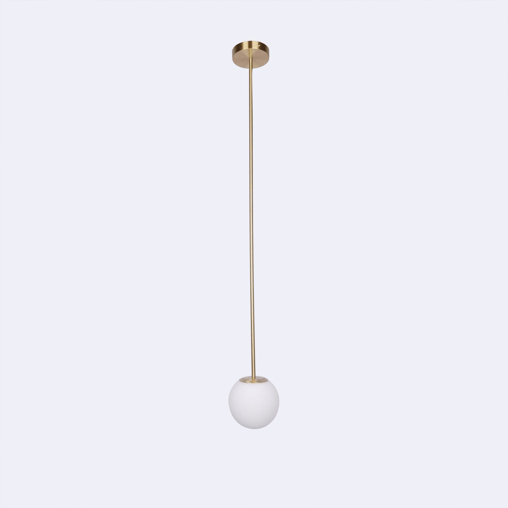 Modern Glass Pendant Light With Integrated LED for Dining Room — Ashbury Home & Living