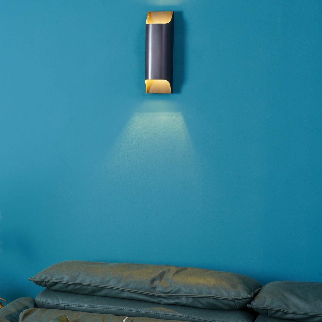 Modern Brass Wall Light With Warm LED Glow for Living Room — Ashbury Home & Living