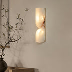 Modern Marble Wall Light With Warm LED Glow for Living Room — Ashbury Home & Living