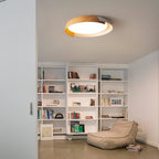 Modern Wood Flush Mount Ceiling Light for Living Room — Ashbury Home & Living