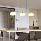 Modern Glass Pendant Light With Tri-Colour LED Glow — Ashbury Home & Living