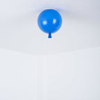 Modern Flush Mount Ceiling Light for Living Room and Bedroom in Blue — Ashbury Home & Living