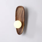 Modern Wood and Glass Wall Light for Living Room — Ashbury Home & Living