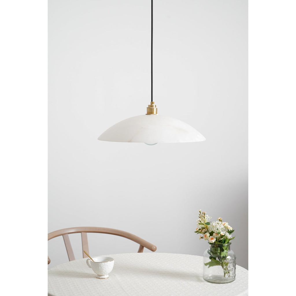 Modern Marble and Copper Pendant Light for Dining Room — Ashbury Home & Living