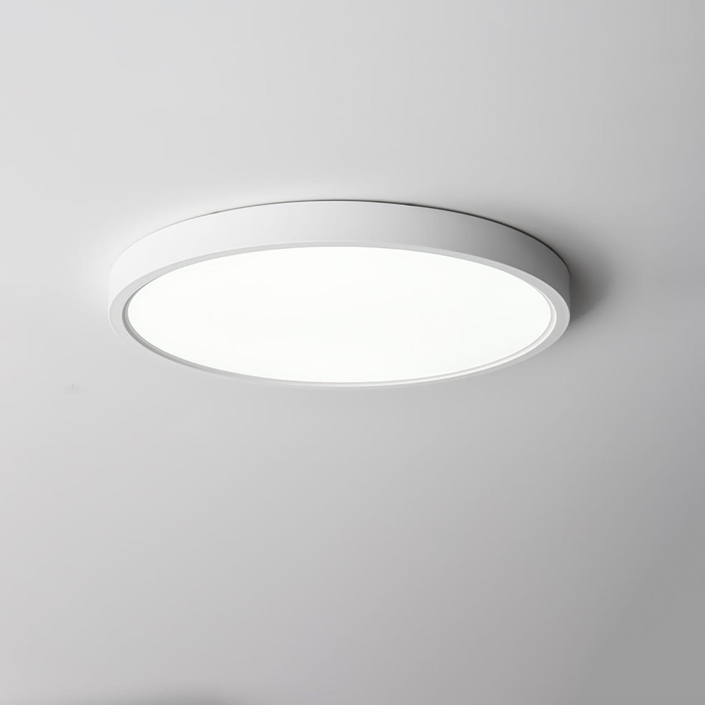 Minimalist Iron Flush Mount Ceiling Light With Slim Low-Profile Design — Ashbury Home & Living