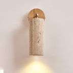 Modern Travertine Wall Light With Warm LED Glow — Ashbury Home & Living
