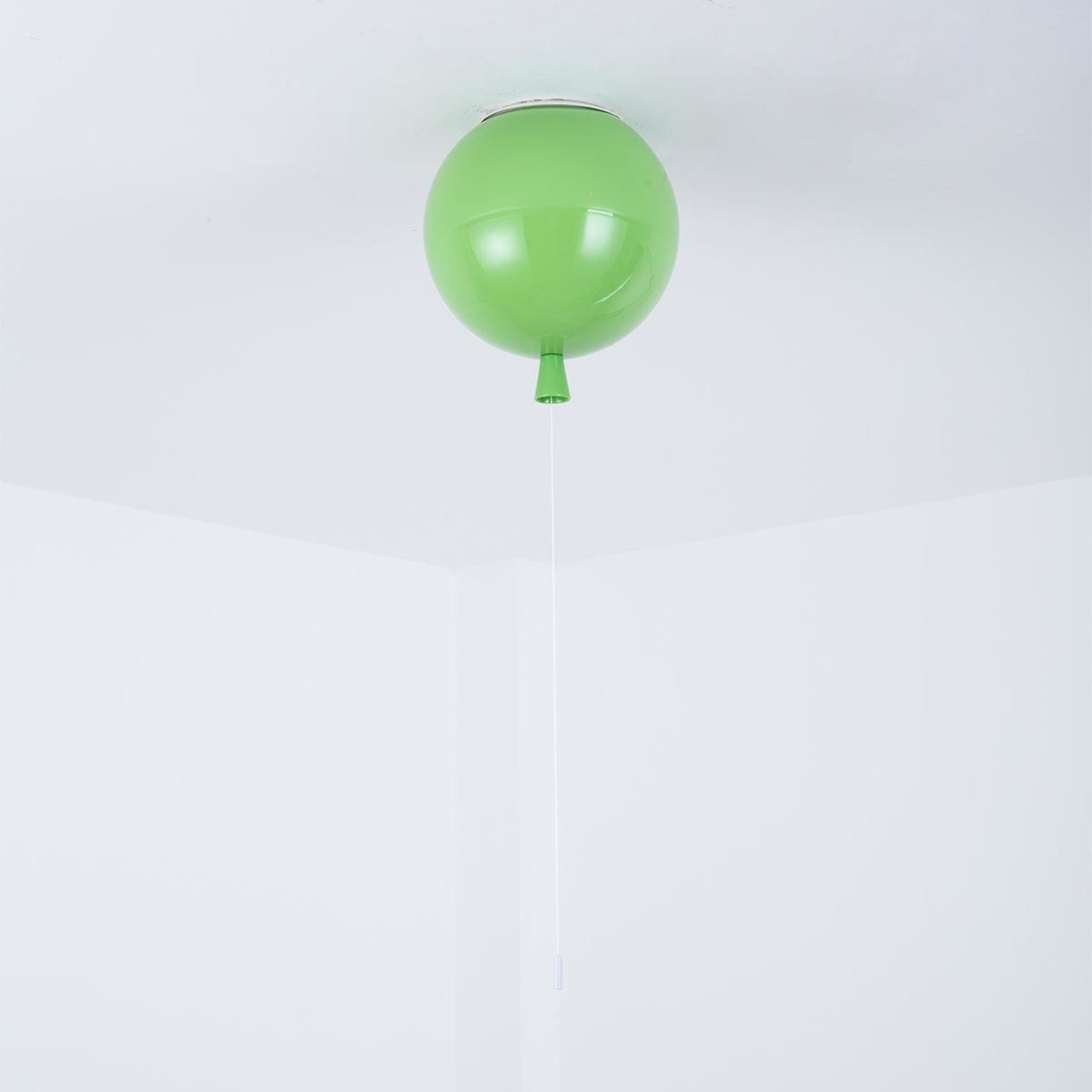 Modern Flush Mount Ceiling Light for Living Room and Bedroom in Green — Ashbury Home & Living
