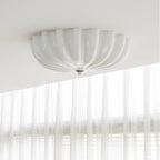 Vintage Glass Flush Mount Ceiling Light for Living Room — Ashbury Home & Living