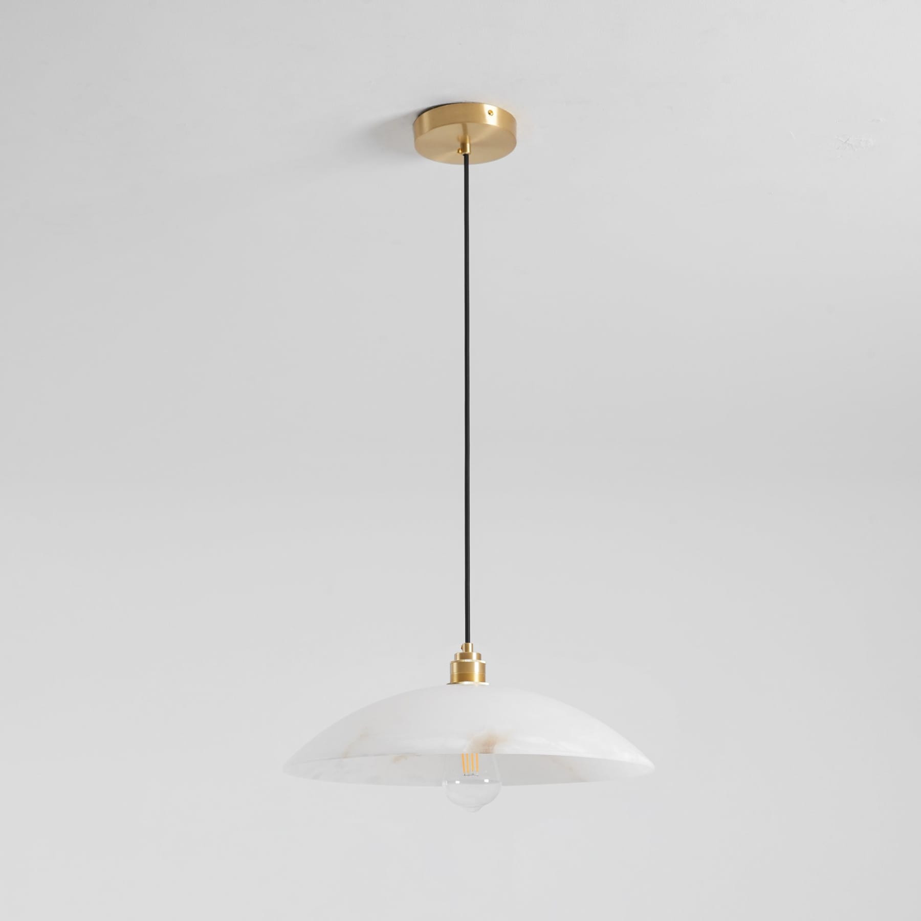 Modern Marble and Copper Pendant Light for Dining Room — Ashbury Home & Living