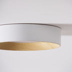 Scandinavian Wood Flush Mount Ceiling Light for Living Room — Ashbury Home & Living