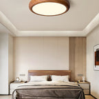Scandinavian Wood Flush Mount Ceiling Light for Living Room — Ashbury Home & Living