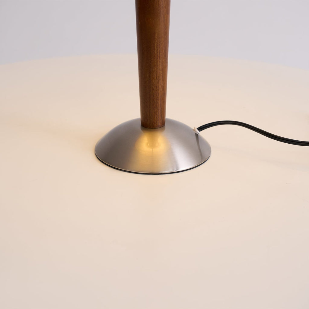 Modern Wood Table Lamp With Fabric Shade for Living Room — Ashbury Home & Living