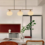 Modern Glass Pendant Light With Tri-Colour LED Glow — Ashbury Home & Living