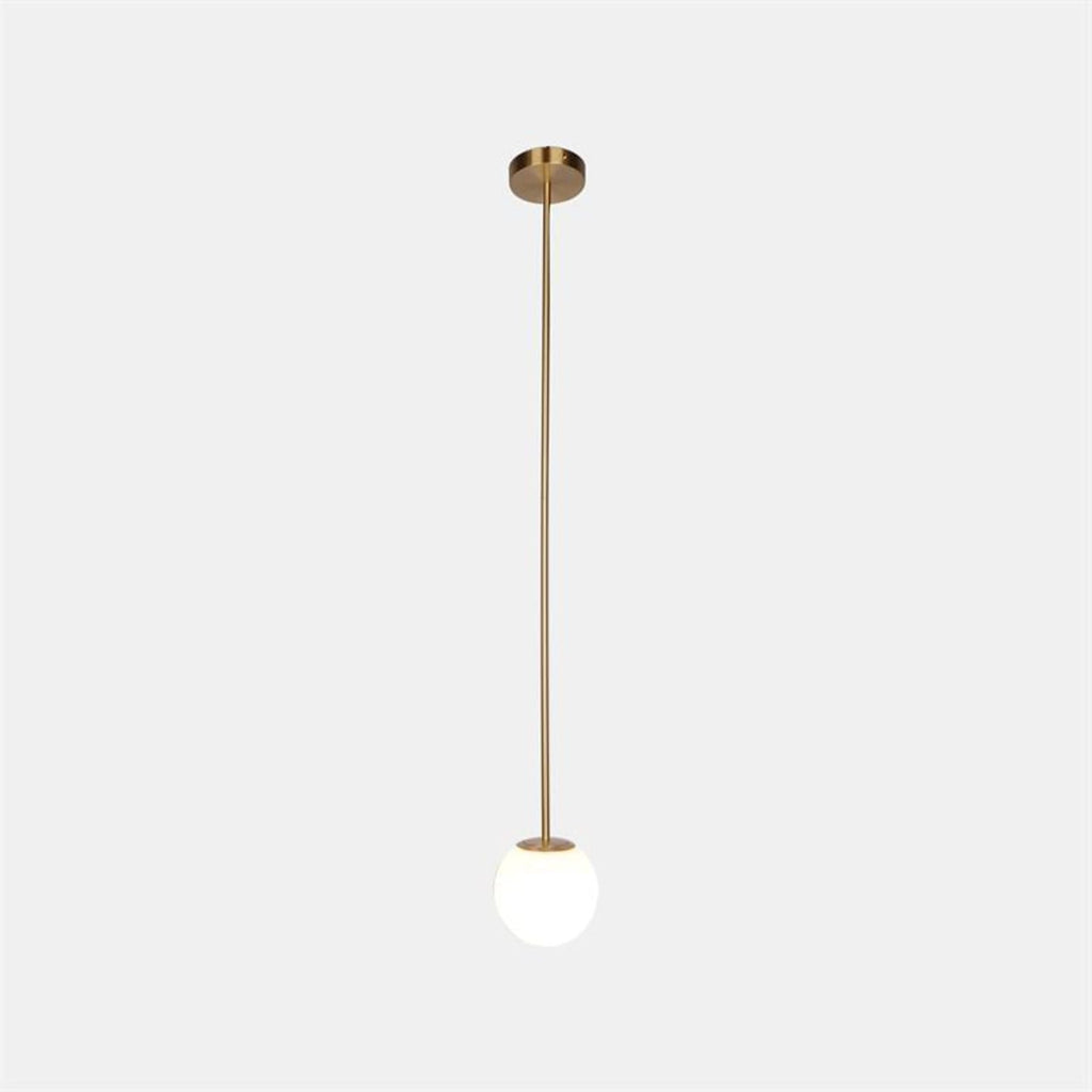 Modern Glass Pendant Light With Integrated LED for Dining Room — Ashbury Home & Living