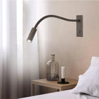 Modern Metal Wall Light for Bedroom and Home Office — Ashbury Home & Living