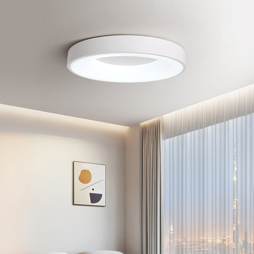 Round Flush Mount Ceiling Light with Diffuser