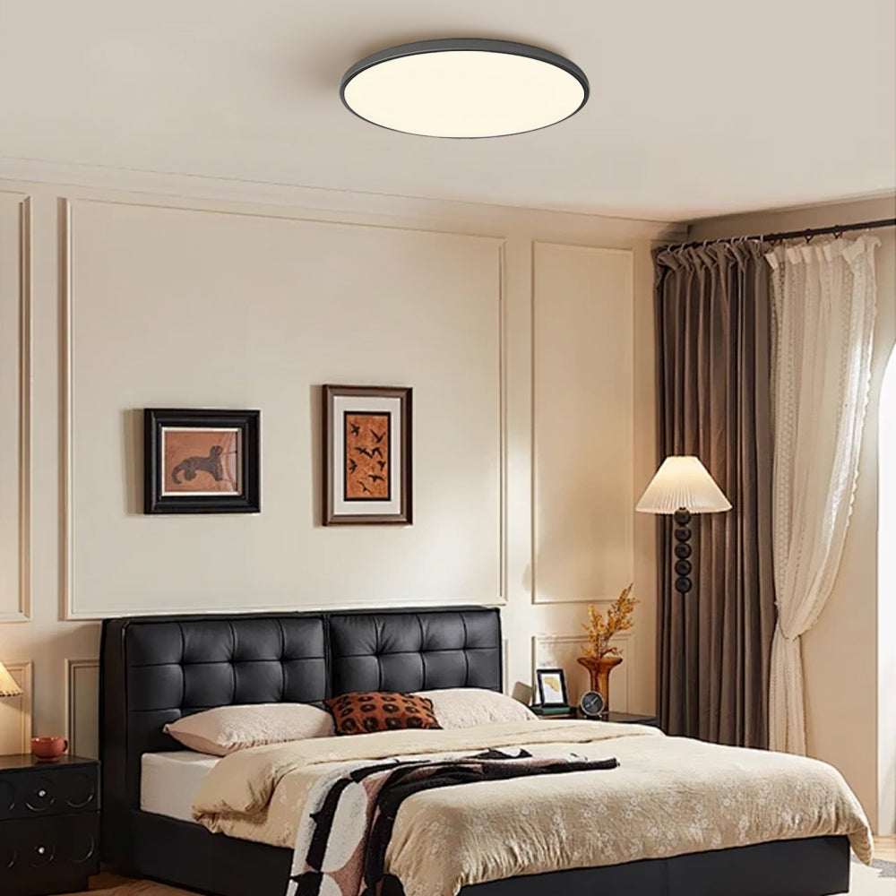 Minimalist Round LED Ceiling Light With Flush Mount Design
