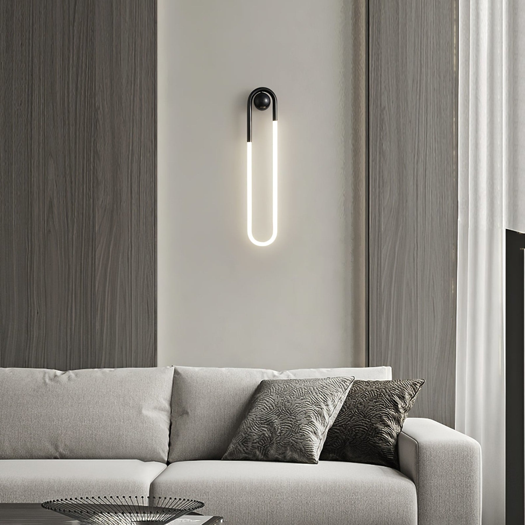 Minimalist Metal Wall Light for Living Room and Bedroom — Ashbury Home & Living