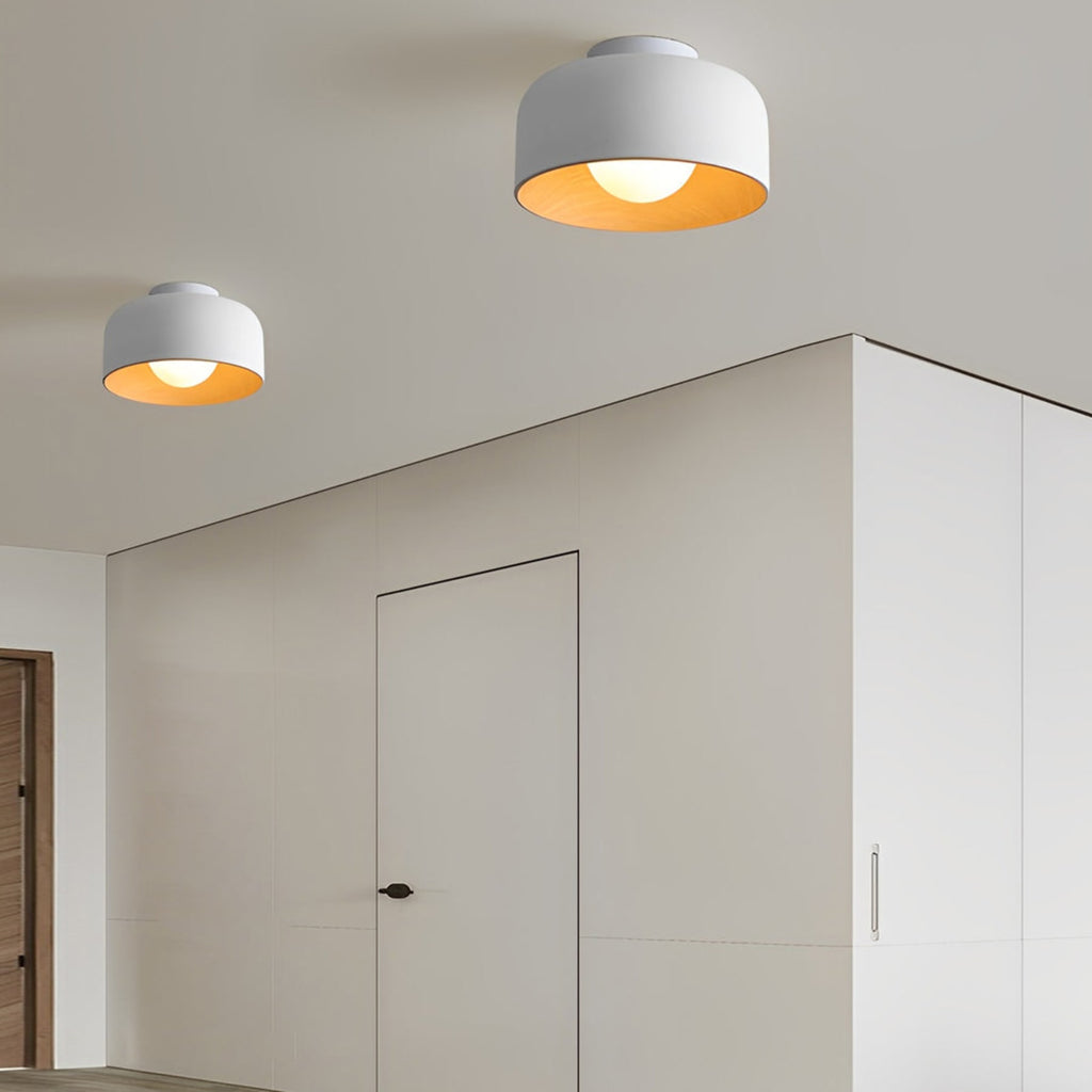 Modern Iron Semi-Flush Mount Ceiling Light for Living Room — Ashbury Home & Living