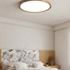 Minimalist Wood Flush Mount Ceiling Light With Slim Profile — Ashbury Home & Living