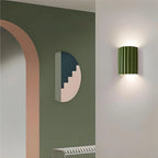Nordic Resin Plaster Shade Wall Light With Up And Down Glow