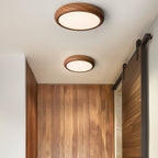 Scandinavian Wood Flush Mount Ceiling Light for Living Room — Ashbury Home & Living