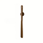 Long Handled Wooden Shoe Horn with Magnetic Wall Holder Extra Long Shoe Horn for Standing Use Hallway Shoe Aid for Boots | Trainers and Dress Shoes