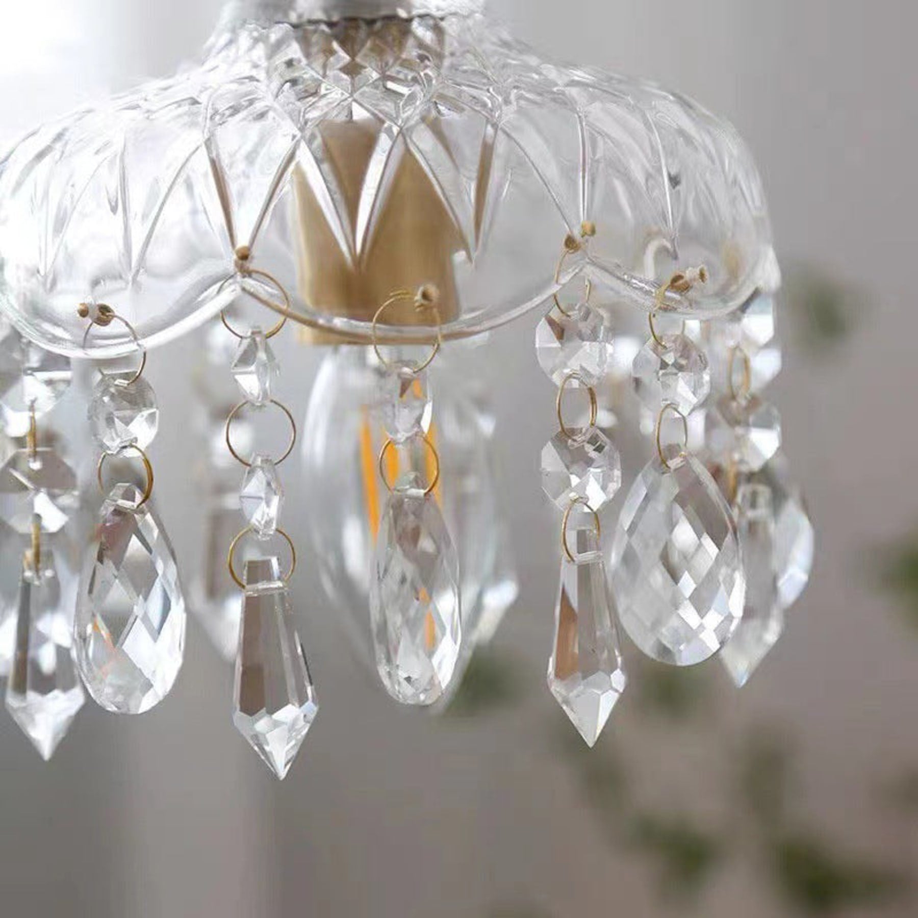 Retro Glass Pendant Light With Included Bulb for Dining Room — Ashbury Home & Living