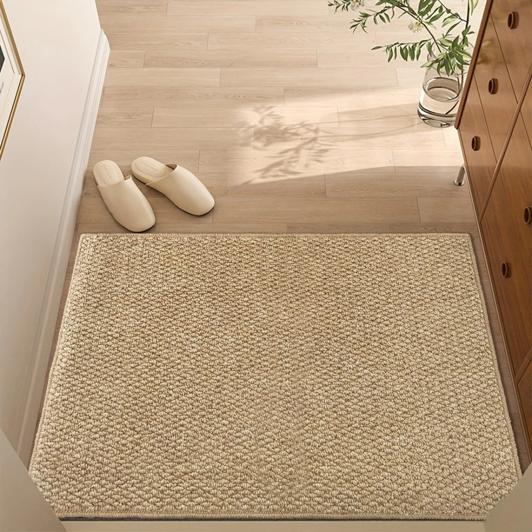 Indoor Doormat Woven Scandinavian Entrance Mat Water Resistant Machine Washable Polypropylene Door Mat for Hallway | Kitchen and Utility Room