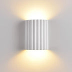 Nordic Resin Plaster Shade Wall Light With Up And Down Glow