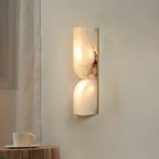 Modern Marble Wall Light With Warm LED Glow for Living Room — Ashbury Home & Living
