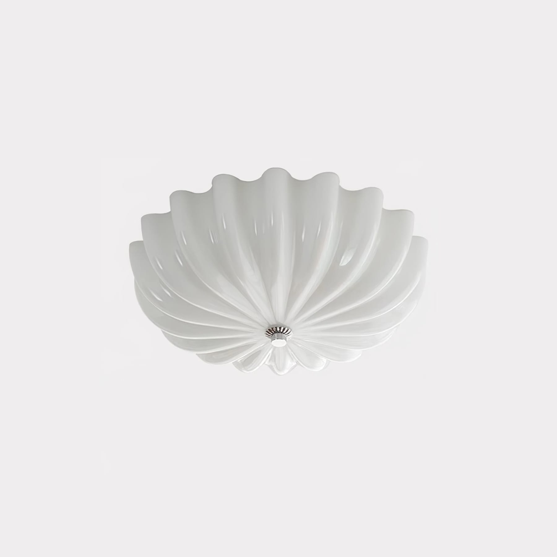 Vintage Glass Flush Mount Ceiling Light for Living Room — Ashbury Home & Living