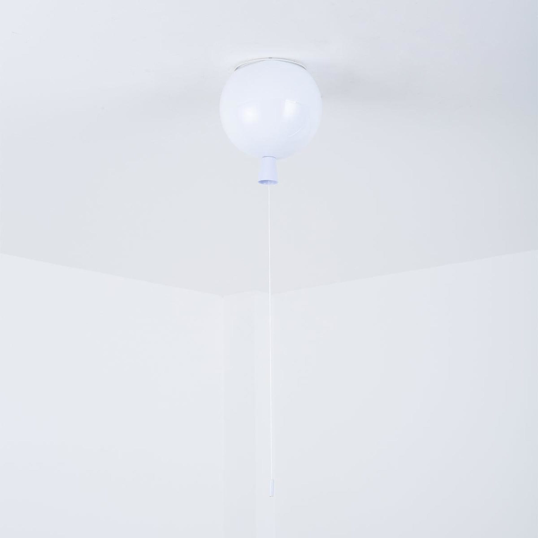 Modern Flush Mount Ceiling Light for Living Room and Bedroom in White — Ashbury Home & Living