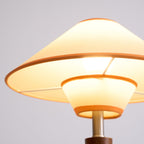 Modern Wood Table Lamp With Fabric Shade for Living Room — Ashbury Home & Living