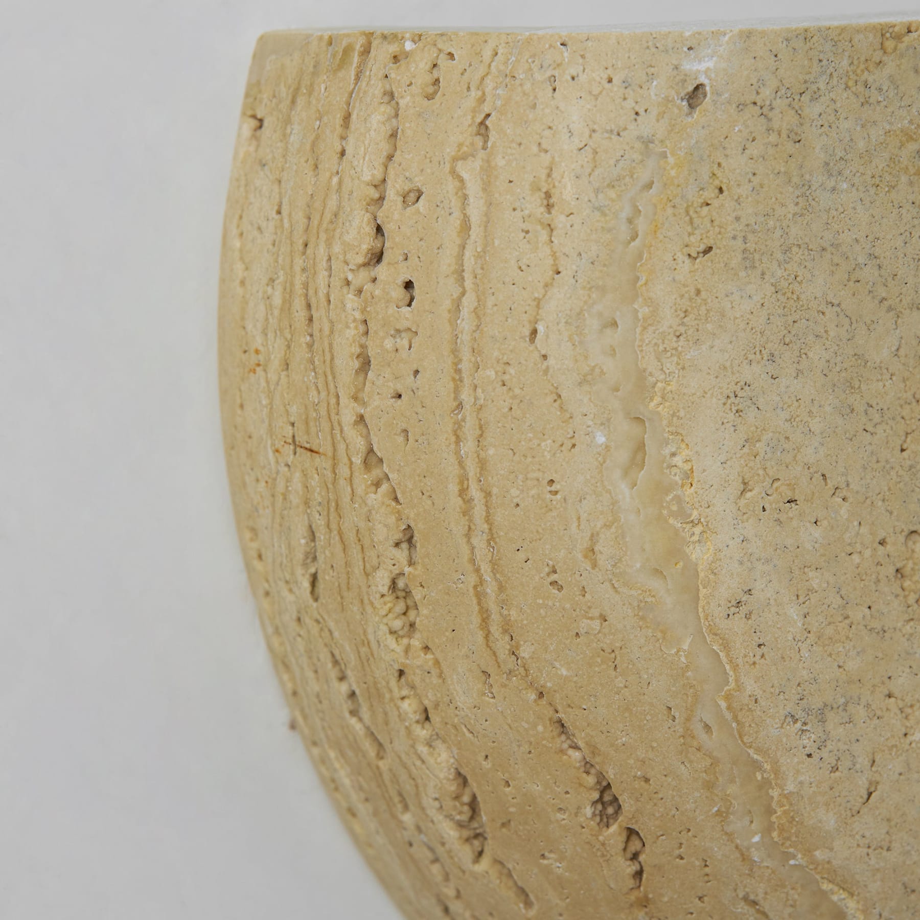 Modern Travertine Stone Wall Light for Living Room — Ashbury Home & Living