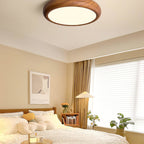 Scandinavian Wood Flush Mount Ceiling Light for Living Room — Ashbury Home & Living