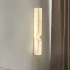 Modern Marble Wall Light With Warm LED Glow for Living Room — Ashbury Home & Living