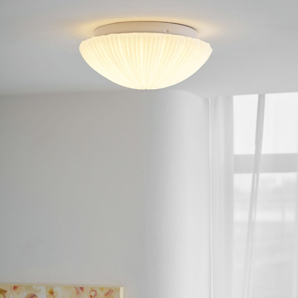 Modern Glass Flush Mount Ceiling Light — Ashbury Home & Living