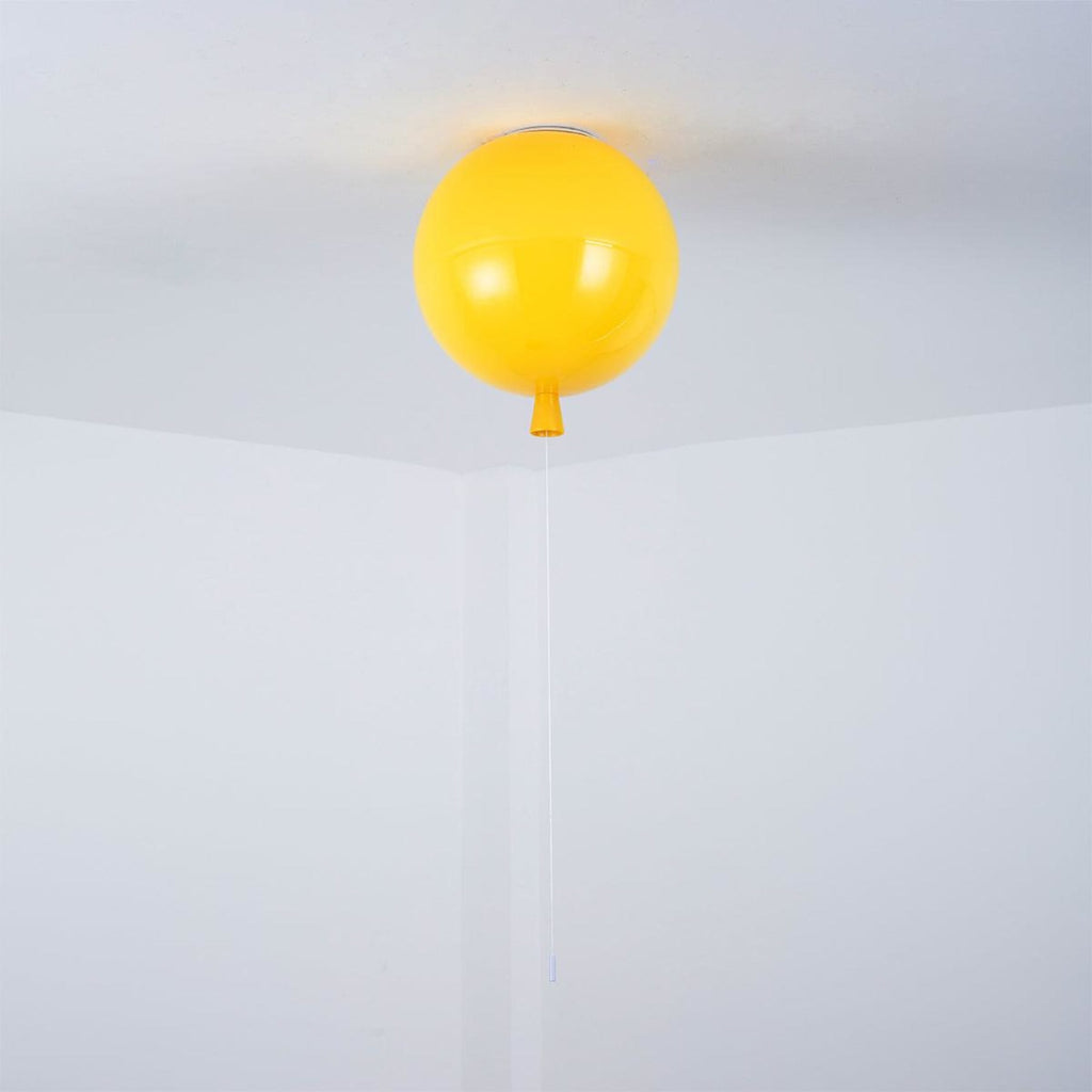 Modern Flush Mount Ceiling Light for Living Room and Bedroom in Yellow — Ashbury Home & Living
