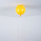 Modern Flush Mount Ceiling Light for Living Room and Bedroom in Yellow — Ashbury Home & Living