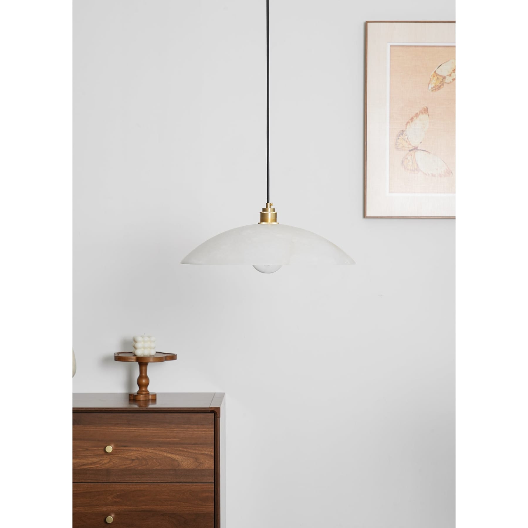 Modern Marble and Copper Pendant Light for Dining Room — Ashbury Home & Living