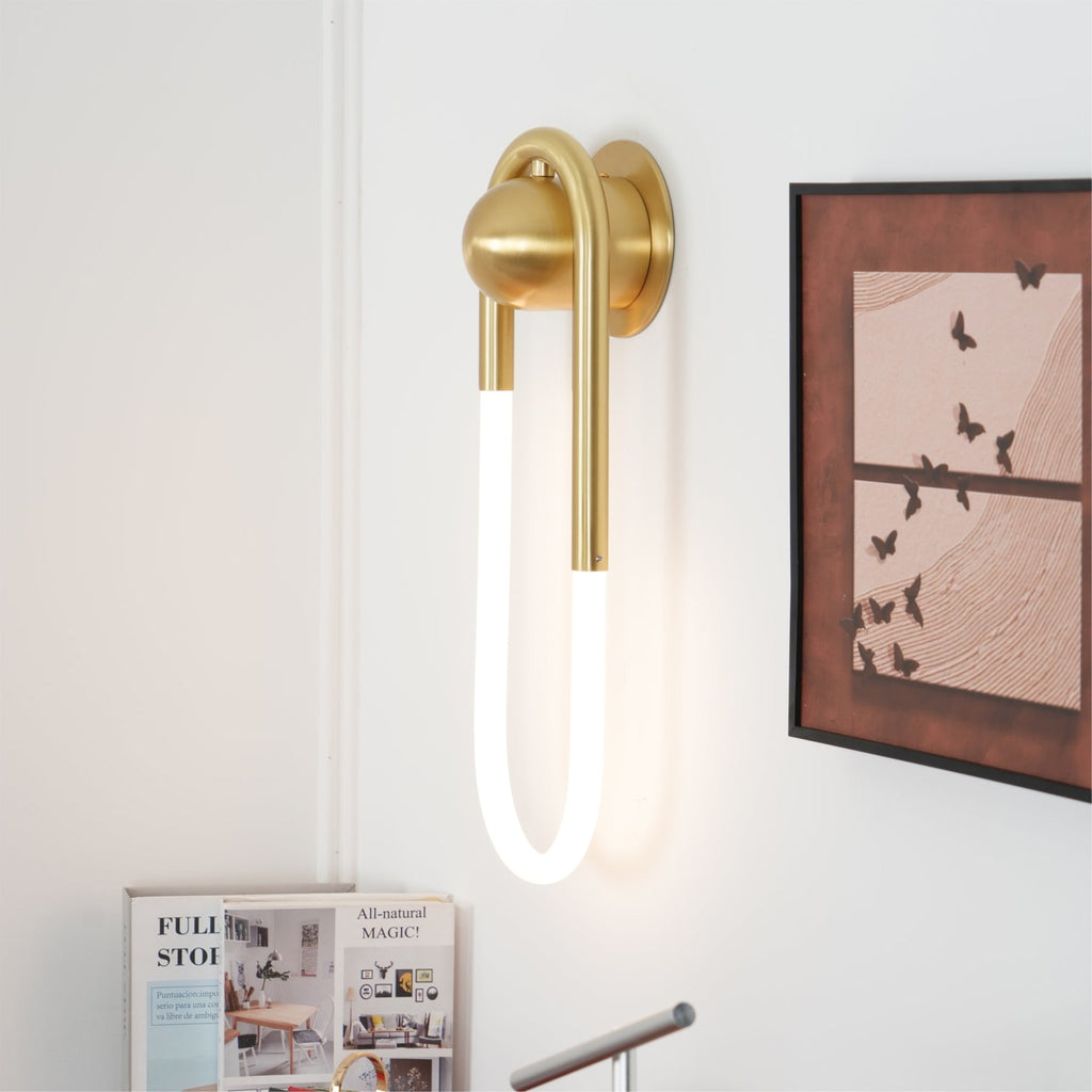 Minimalist Metal Wall Light for Living Room and Bedroom — Ashbury Home & Living