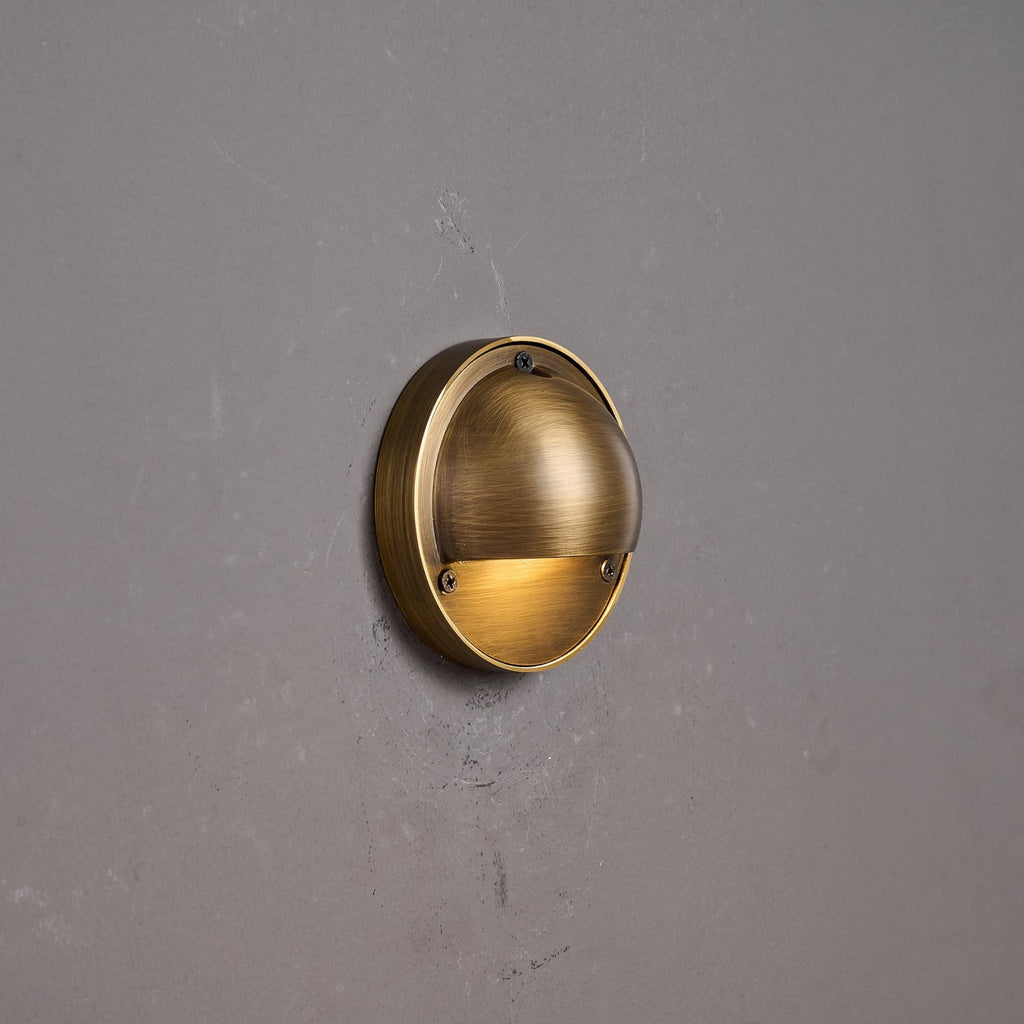 Contemporary Copper Wall Light With Dimmable Tri-Colour Glow — Ashbury Home & Living