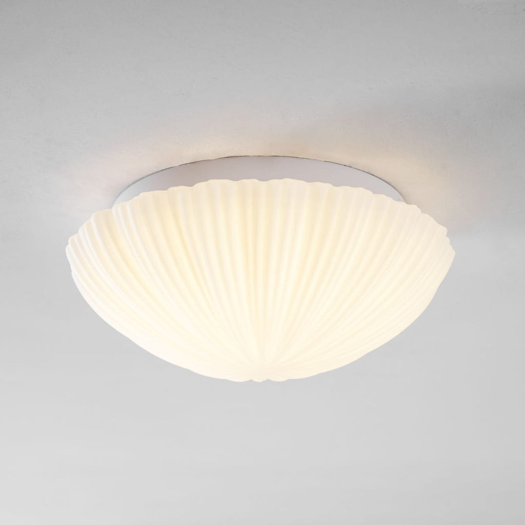Modern Glass Flush Mount Ceiling Light — Ashbury Home & Living