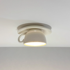 Modern Ceramic Semi-Flush Mount Ceiling Light — Ashbury Home & Living