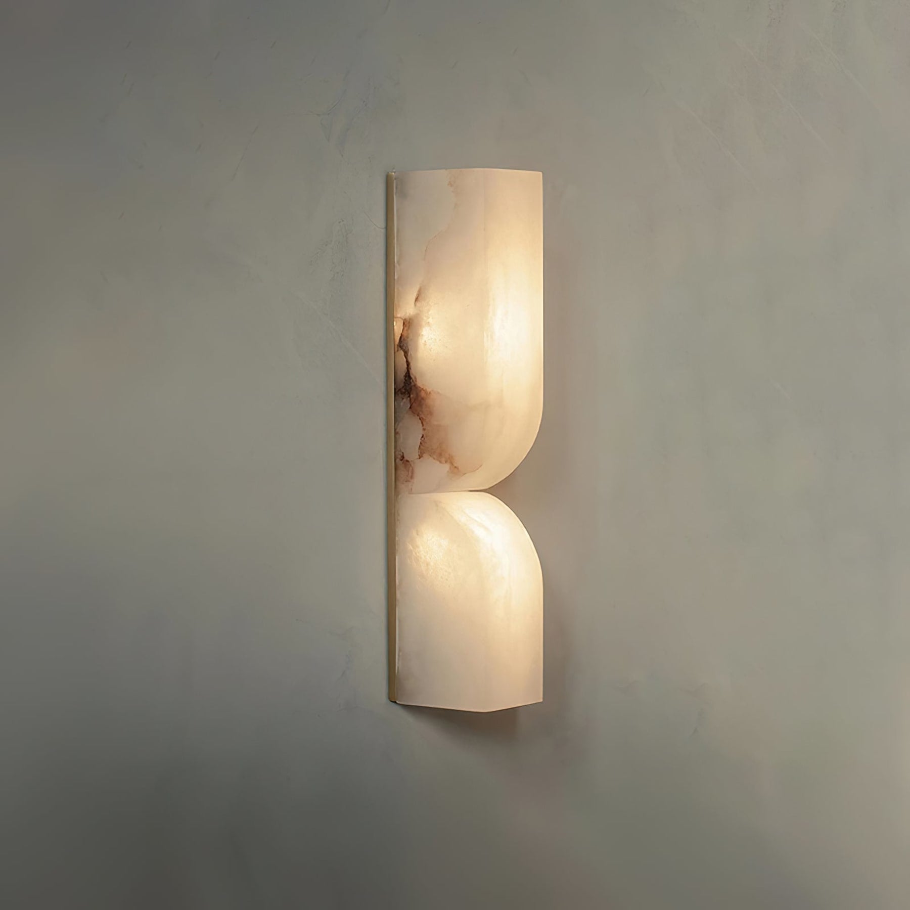 Modern Marble Wall Light With Warm LED Glow for Living Room — Ashbury Home & Living