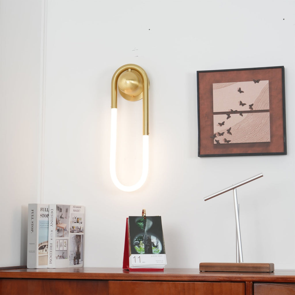 Minimalist Metal Wall Light for Living Room and Bedroom — Ashbury Home & Living