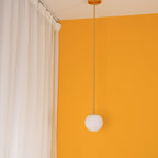 Modern Glass Pendant Light With Integrated LED for Dining Room — Ashbury Home & Living