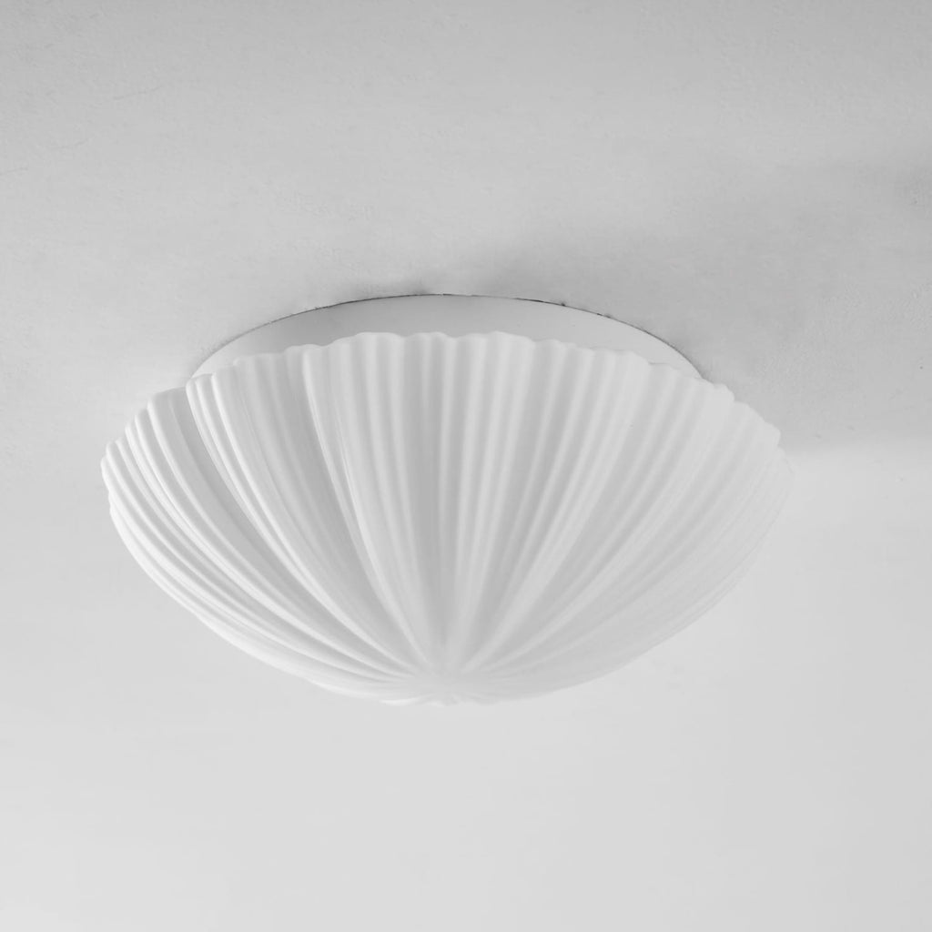 Modern Glass Flush Mount Ceiling Light — Ashbury Home & Living